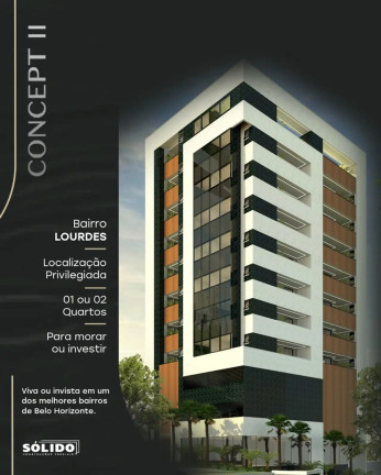 Imagem Apartamento com 2 Quartos à Venda, 70 m² em Lourdes - Belo Horizonte