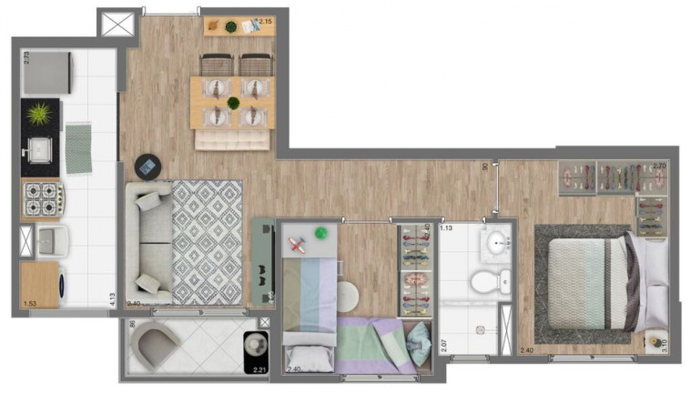 Imagem Apartamento com 2 Quartos à Venda, 64 m² em Vila Andrade - São Paulo Imagem Apartamento com 2 Quartos à Venda, 64 m² em Vila Andrade - São Paulo