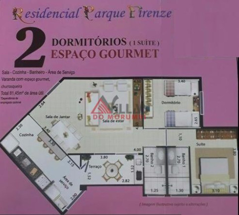 Imagem Apartamento com 2 Quartos à Venda, 81 m² em Parque Esplanada - Embu Das Artes