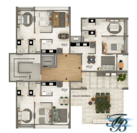 Imagem Apartamento com 2 Quartos à Venda, 54 m² em Aeroclube - João Pessoa