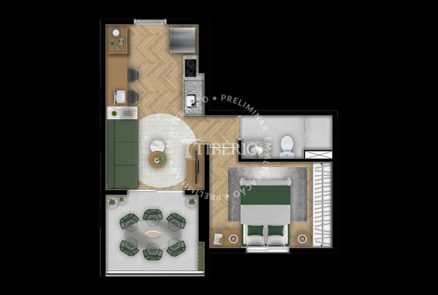 Imagem Apartamento com 1 Quarto à Venda, 33 m² em Mooca - São Paulo