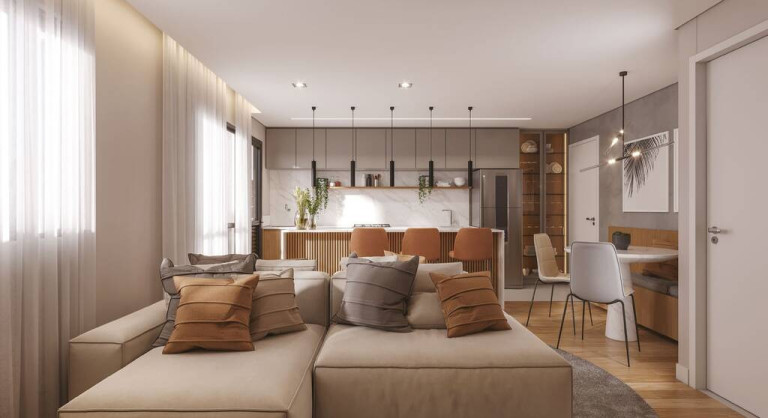 Imagem Apartamento com 2 Quartos à Venda, 50 m² em Capão Raso - Curitiba Imagem Apartamento com 2 Quartos à Venda, 50 m² em Capão Raso - Curitiba