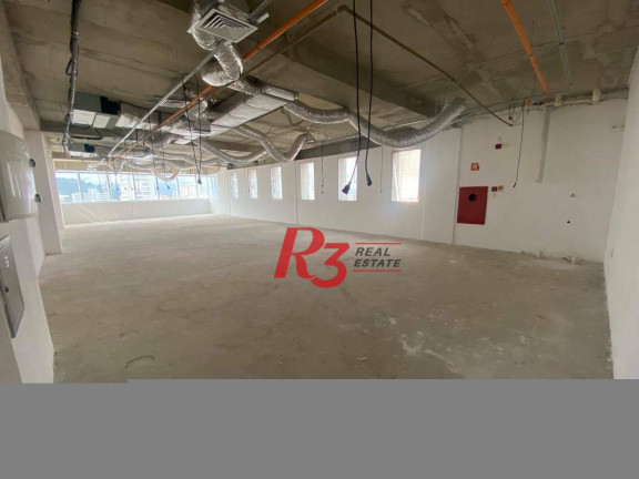Sala Comercial para Alugar, 172 m² em Gonzaga - Santos