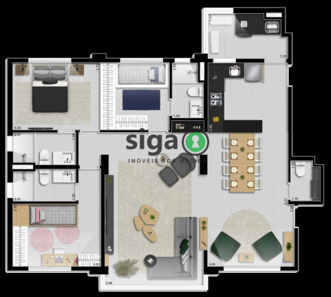 Imagem Apartamento com 3 Quartos à Venda, 113 m² em Vila Clementino - São Paulo Imagem Apartamento com 3 Quartos à Venda, 113 m² em Vila Clementino - São Paulo
