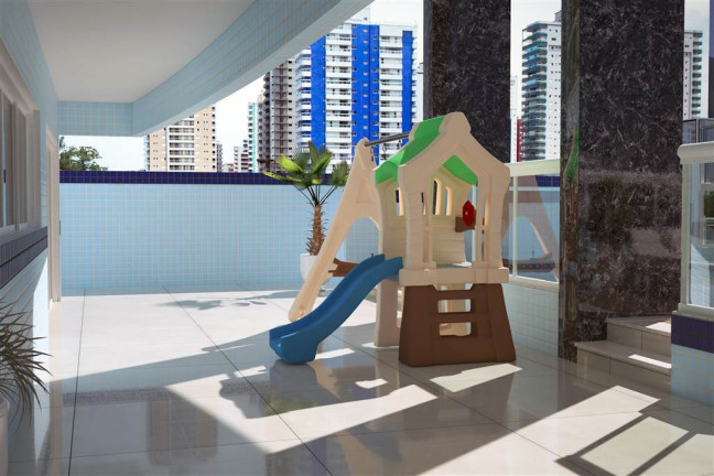 Imagem Apartamento com 3 Quartos à Venda, 93 m² em Guilhermina - Praia Grande
