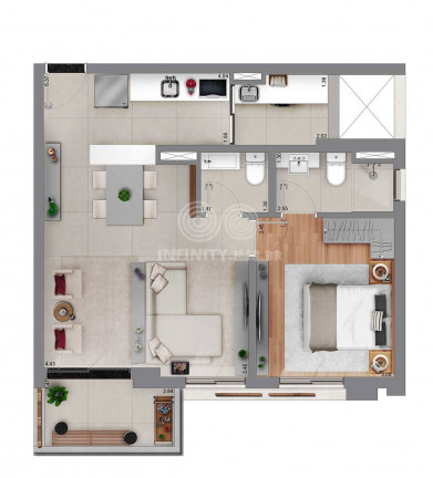Imagem Apartamento com 2 Quartos à Venda, 58 m² em Pinheiros - São Paulo