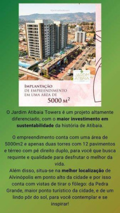 Imagem Apartamento com 3 Quartos à Venda, 106 m² em Jardim Alvinópolis - Atibaia