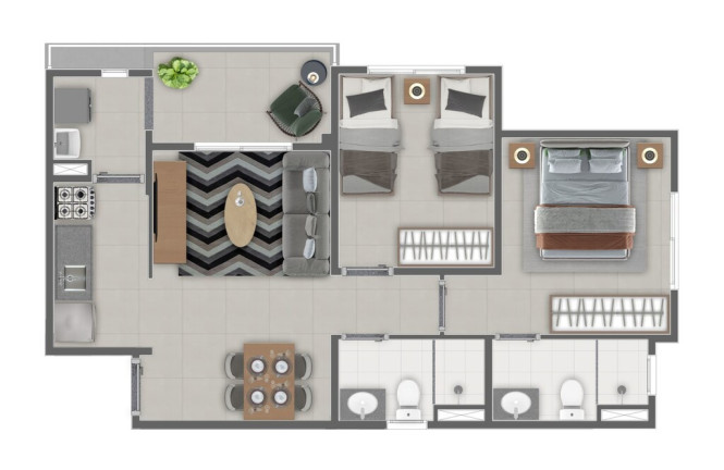 Imagem Apartamento com 2 Quartos à Venda, 90 m² em Penha De França - São Paulo