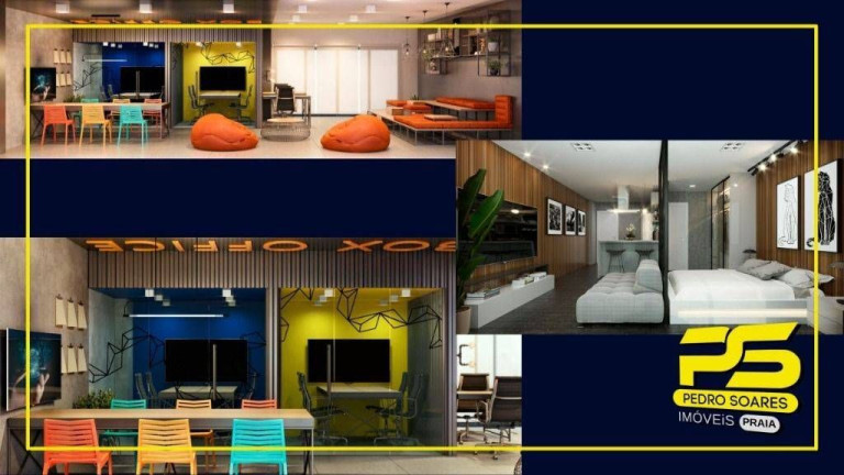 Apartamento com 1 Quarto à Venda, 40 m² em Jardim Oceania - João Pessoa