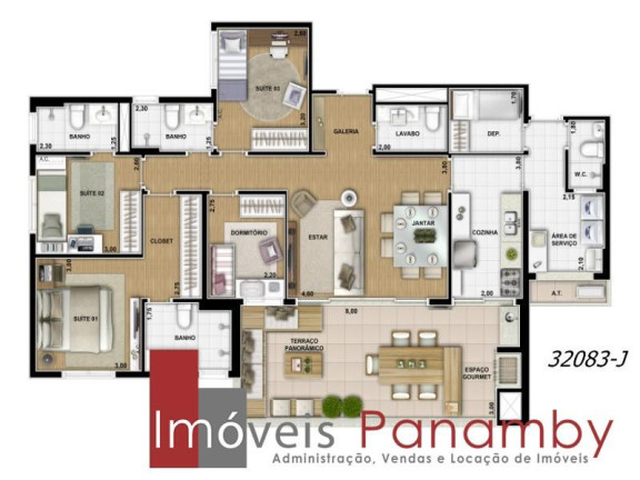 Imagem Apartamento com 3 Quartos à Venda, 138 m² em Vila Andrade - São Paulo Imagem Apartamento com 3 Quartos à Venda, 138 m² em Vila Andrade - São Paulo