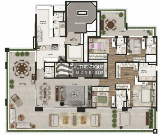 Imagem Apartamento com 4 Quartos à Venda, 610 m² em Jardins - São Paulo