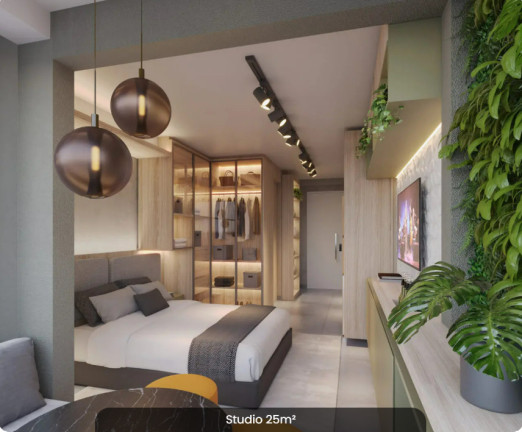 Studio com 1 Quarto à Venda, 25 m² em Pinheiros - São Paulo