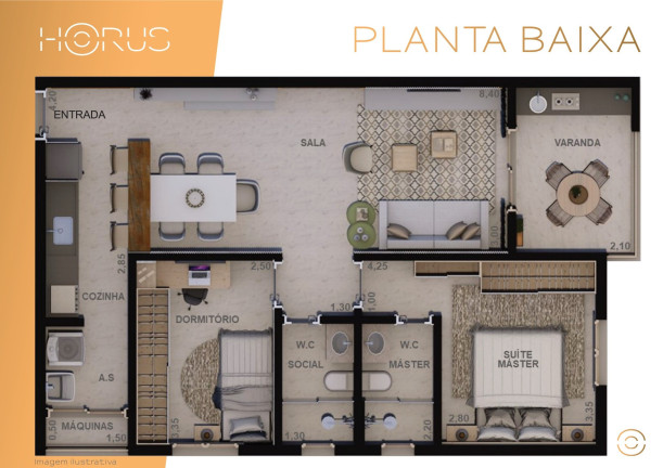 Imagem Imóvel com 2 Quartos à Venda, 72 m² em Ribeirânia - Ribeirão Preto