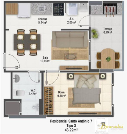Imagem Apartamento com 1 Quarto à Venda, 46 m² em Mirim - Praia Grande Imagem Apartamento com 1 Quarto à Venda, 46 m² em Mirim - Praia Grande