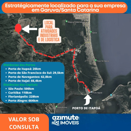 Imagem Imóvel à Venda, 1.140.000 m² em Bom Futuro - Garuva Imagem Imóvel à Venda, 1.140.000 m² em Bom Futuro - Garuva