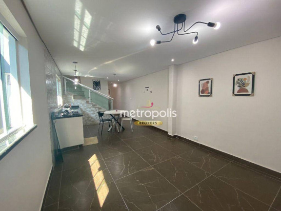 Imagem Sobrado com 4 Quartos à Venda, 160 m² em Vila Scarpelli - Santo André Imagem Sobrado com 4 Quartos à Venda, 160 m² em Vila Scarpelli - Santo André