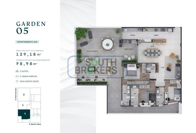 Imagem Apartamento com 4 Quartos à Venda, 85 m² em água Verde - Curitiba Imagem Apartamento com 4 Quartos à Venda, 85 m² em água Verde - Curitiba