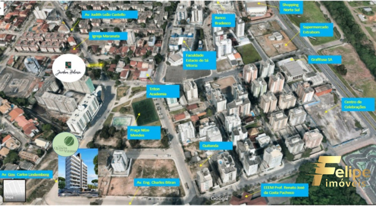 Imagem Imóvel com 3 Quartos à Venda, 76 m² em Jardim Camburi - Vitória Imagem Imóvel com 3 Quartos à Venda, 76 m² em Jardim Camburi - Vitória