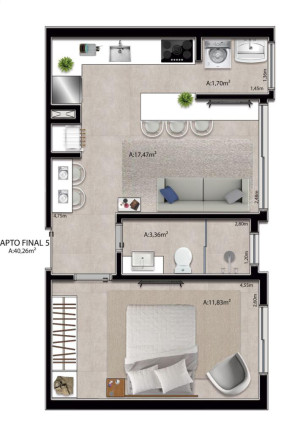 Imagem Apartamento com 1 Quarto à Venda, 40 m² em Zona Nova - Capao Da Canoa Imagem Apartamento com 1 Quarto à Venda, 40 m² em Zona Nova - Capao Da Canoa