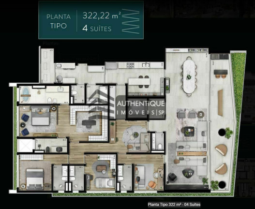 Imagem Apartamento com 4 Quartos à Venda, 591 m² em Jardins - São Paulo