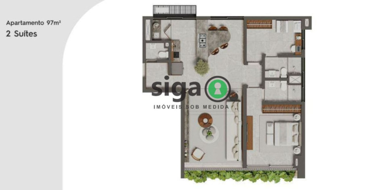 Imagem Apartamento com 3 Quartos à Venda, 97 m² em Jardins - São Paulo Imagem Apartamento com 3 Quartos à Venda, 97 m² em Jardins - São Paulo