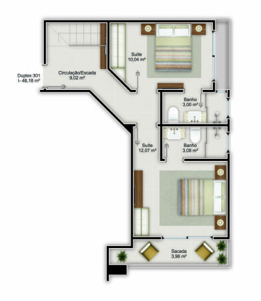 Imagem Apartamento com 2 Quartos à Venda, 107 m² em Canto Grande - Bombinhas Imagem Apartamento com 2 Quartos à Venda, 107 m² em Canto Grande - Bombinhas