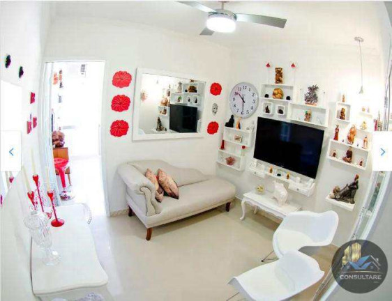 Imagem Apartamento com 1 Quarto à Venda, 40 m² em Itararé - São Vicente Imagem Apartamento com 1 Quarto à Venda, 40 m² em Itararé - São Vicente