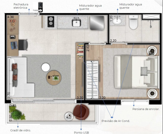 Imagem Apartamento com 1 Quarto à Venda, 31 m² em Jardim Paulista - São Paulo