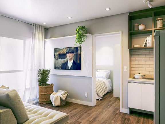 Apartamento com 1 Quarto para Alugar, 39 m² em Pinheiros - São Paulo