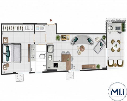 Imagem Imóvel com 1 Quarto à Venda, 49 m² em Copacabana - Rio De Janeiro