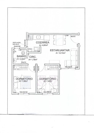 Imagem Apartamento com 2 Quartos à Venda, 47 m² em Nossa Senhora Das Graças  - Caxias Do Sul