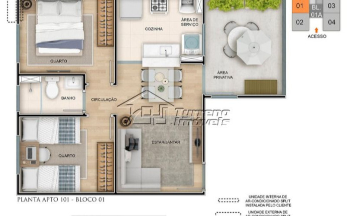 Imagem Apartamento com 2 Quartos à Venda, 38 m² em Novo Horizonte - São José Dos Campos Imagem Apartamento com 2 Quartos à Venda, 38 m² em Novo Horizonte - São José Dos Campos