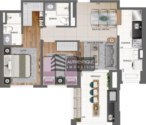 Imagem Apartamento com 2 Quartos à Venda, 66 m² em Tatuapé - São Paulo
