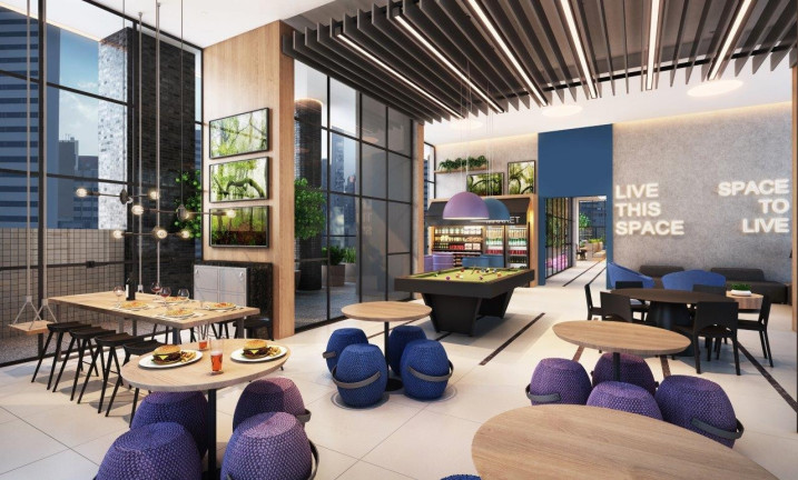 Imagem Apartamento com 1 Quarto à Venda, 29 m² em Centro - Curitiba