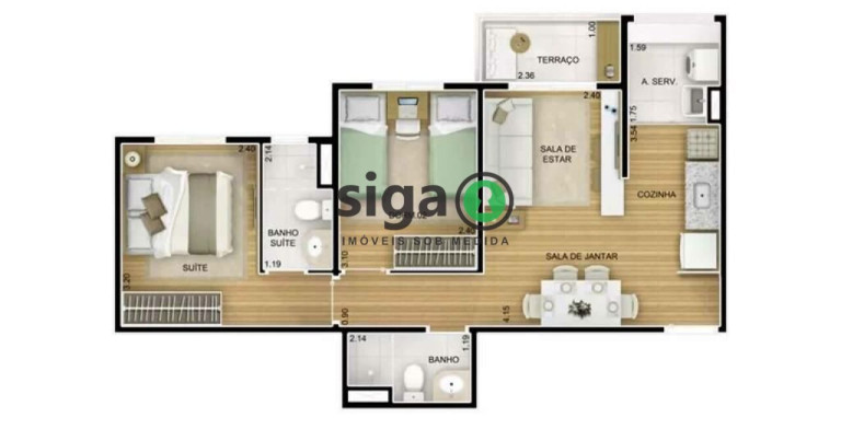 Imagem Apartamento com 2 Quartos à Venda, 52 m² em Jardim Parque Morumbi - São Paulo Imagem Apartamento com 2 Quartos à Venda, 52 m² em Jardim Parque Morumbi - São Paulo