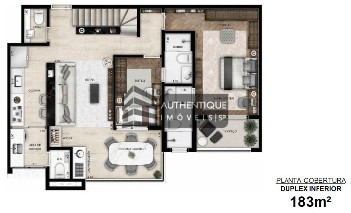 Imagem Cobertura com 3 Quartos à Venda, 183 m² em Lapa - São Paulo Imagem Cobertura com 3 Quartos à Venda, 183 m² em Lapa - São Paulo