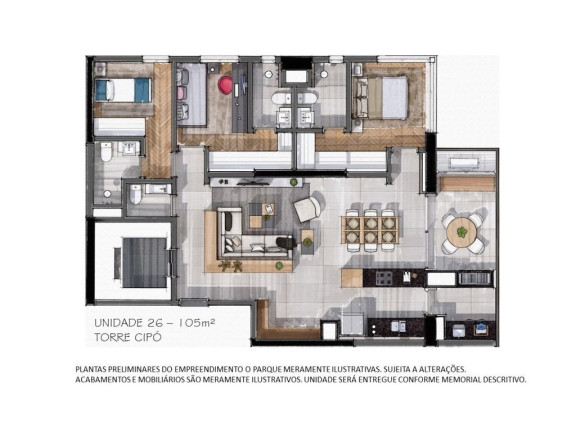 Imagem Apartamento com 3 Quartos à Venda, 104 m² em Brooklin Paulista - São Paulo Imagem Apartamento com 3 Quartos à Venda, 104 m² em Brooklin Paulista - São Paulo