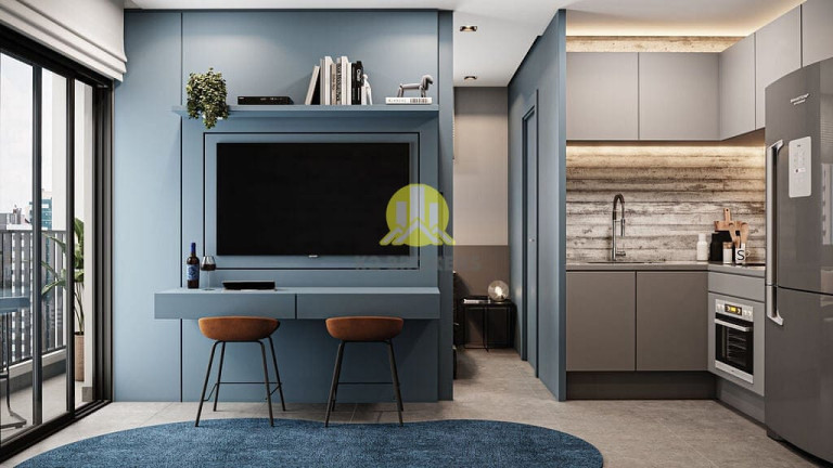 Imagem Studio com 1 Quarto à Venda, 34 m² em água Verde - Curitiba