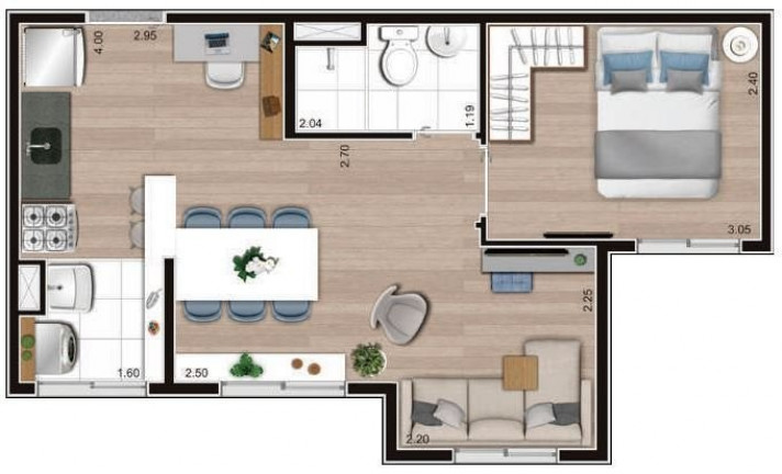 Imagem Imóvel com 2 Quartos à Venda, 35 m² em Pedreira - São Paulo
