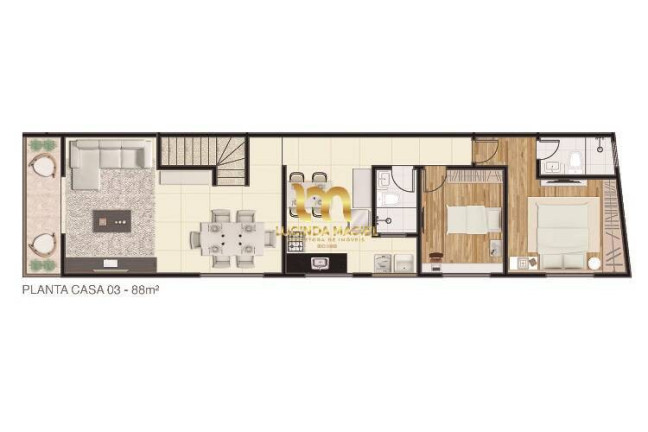 Imagem Casa de Condomínio com 2 Quartos à Venda, 88 m² em Canto Do Forte - Praia Grande Imagem Casa de Condomínio com 2 Quartos à Venda, 88 m² em Canto Do Forte - Praia Grande