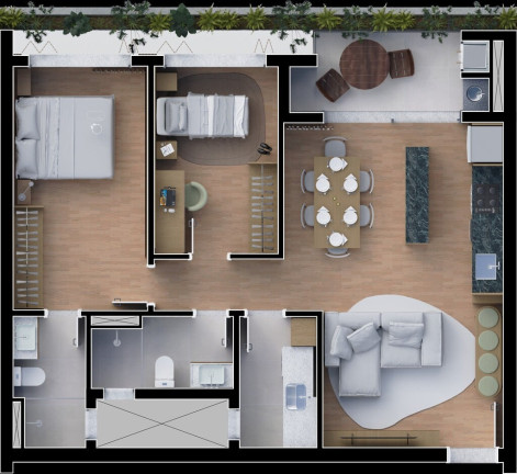 Imagem Cobertura com 3 Quartos à Venda, 220 m² em água Verde - Curitiba