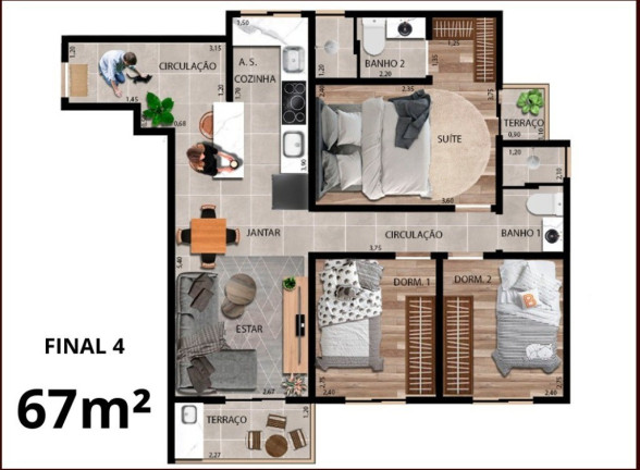 Imagem Imóvel com 2 Quartos à Venda, 50 m² em Jardim Santo Antônio - Santo André Imagem Imóvel com 2 Quartos à Venda, 50 m² em Jardim Santo Antônio - Santo André
