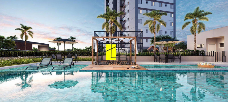 Apartamento com 2 Quartos à Venda, 45 m² em Barranco - Taubaté