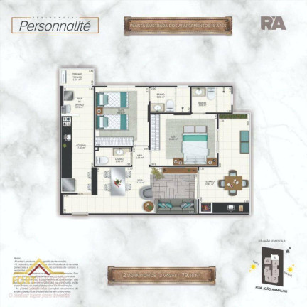 Imagem Imóvel com 2 Quartos à Venda, 79 m² em Aviação - Praia Grande Imagem Imóvel com 2 Quartos à Venda, 79 m² em Aviação - Praia Grande