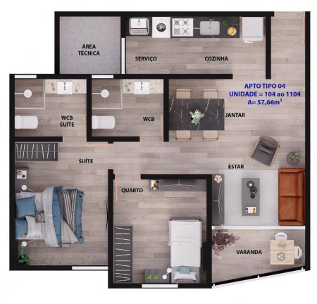 Imagem Apartamento com 3 Quartos à Venda, 75 m² em Manaíra - João Pessoa Imagem Apartamento com 3 Quartos à Venda, 75 m² em Manaíra - João Pessoa