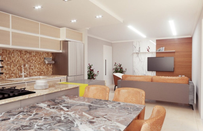 Imagem Apartamento com 2 Quartos à Venda, 61 m² em Campo Comprido - Curitiba