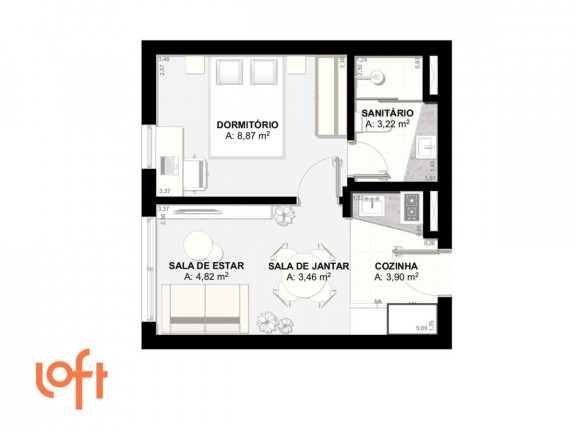 Imagem Apartamento com 1 Quarto à Venda, 29 m² em Bela Vista - São Paulo