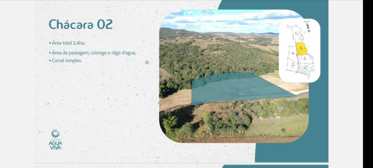 Imagem Chácara com 2 Quartos à Venda, 24.000 m² em Gameleira De Goiás
