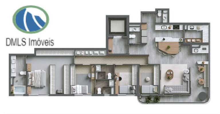 Imagem Apartamento com 3 Quartos à Venda, 110 m² em Alphagran Alphaville - Barueri