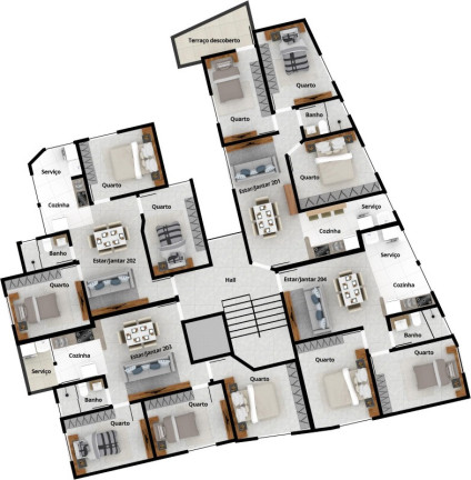 Imagem Apartamento com 3 Quartos à Venda, 53 m² em Boa Vista - Vespasiano Imagem Apartamento com 3 Quartos à Venda, 53 m² em Boa Vista - Vespasiano